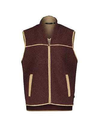 MERU | Damen Weste Herlev Teddyfleece | braun